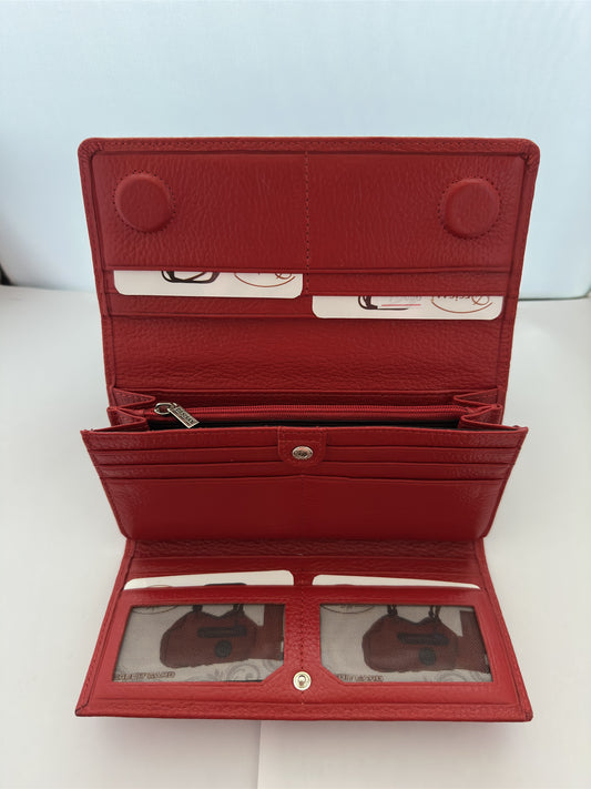 Luxurious Red Leather Wallet