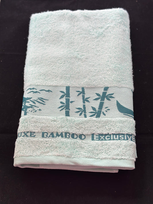 Light Blue Bamboo Towels