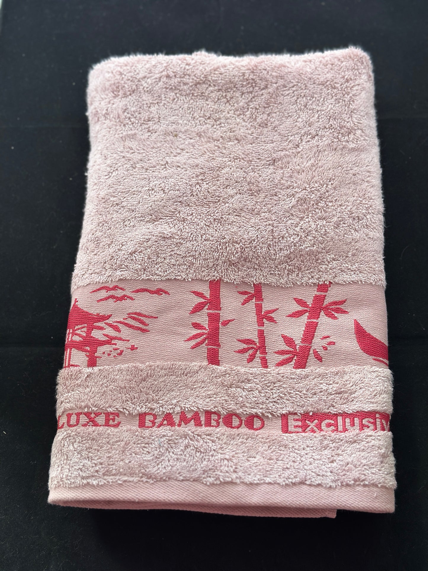 Soft Pink Bamboo Towels